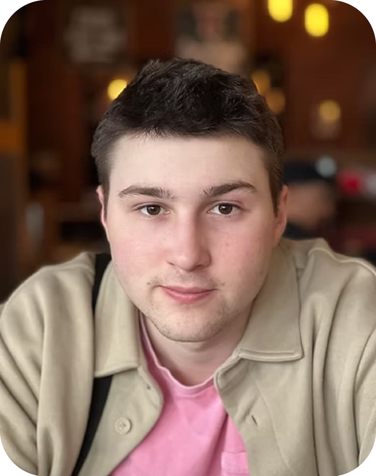 Portrait of Jack, looking warmly toward the camera